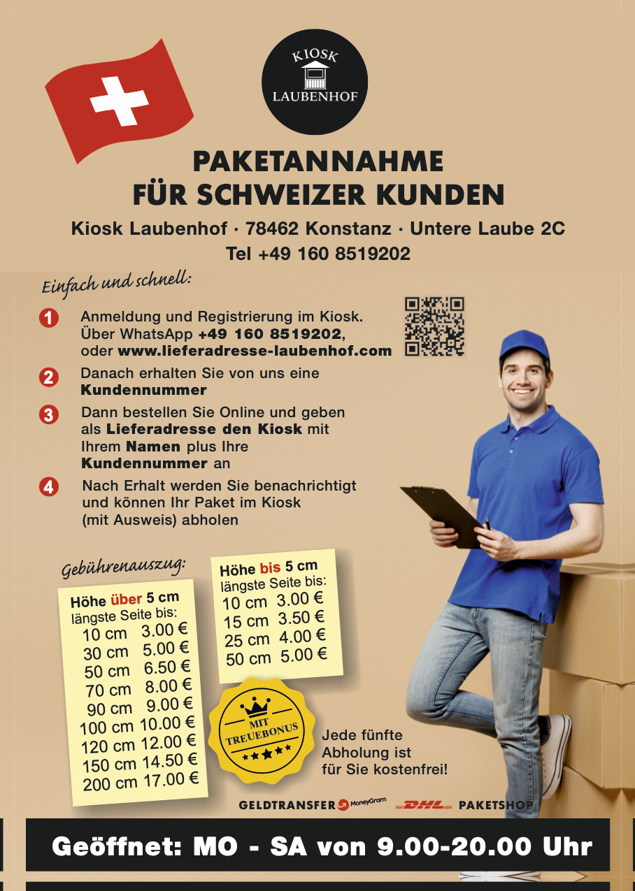 Flyer Laubenhof Lieferdienst